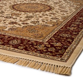 Χαλί (160x230) Βιοκαρπέτ Isfahan 2438A Cream Red