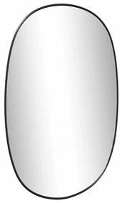 vidaXL Καθρέφτης Τοίχου Μαύρος 60x40 εκ.