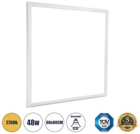 Χωνευτό LED Panel 60x60 Linear Frameless Super Slim 60370 Globostar 60370