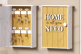 Intra απο ξύλο plywood 3mm-4mm πάχος 3D Key Organizer Box Δίασταση 30x20 cm INTRAFABR-121598732