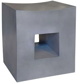 Σκαμπό Square 22-0125 43x40x45cm Cement