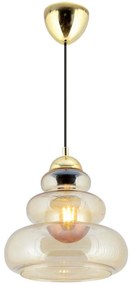 Φωτιστικό Οροφής 433NUV1134 Φ25x60cm 1xE27 40W Gold Opviq