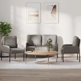 vidaXL Σετ Καναπέ 3 τμχ. Taupe Κόντρα πλακέ