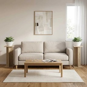 vidaXL Βάση φυτών 2 τεμ. Sonoma Δρυς 25 x 25,5 x 60,5 εκ.