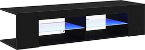 vidaXL Ντουλάπι TV Μαύρη Οξυά 135 x 39 x 30 εκ Επεξεργασμένο ξύλο