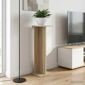 vidaXL Βάση φυτών 2 τεμ. Sonoma Δρυς 25 x 25,5 x 80,5 εκ.