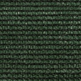 vidaXL Πανί Σκίασης Σκούρο Πράσινο 5 x 6 x 6 μ. από HDPE 160 γρ./μ²