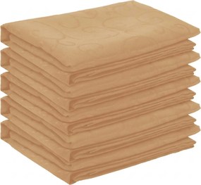 vidaXL Ύφασμα Τραπέζης 5 τμχ. Μπεζ 140 x 200 cm Ορθογώνιος