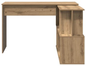 vidaXL Γραφείο Γωνιακό Τεχνίτης Δρυς 200,5x50x76 εκ Επεξεργασμένο Ξύλο