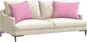 vidaXL Μαξιλάρι Καναπέ 2 pcs Ροζ 70 x 50 cm ύφασμα