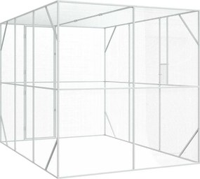 vidaXL Κλουβί Πουλιών Ανθρακί 210 x 304 x 213 εκ
