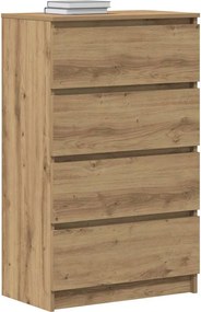 vidaXL Μπουφές Τεχνίτης Δρυς 60x35x98,5 εκ Ξύλο μηχανής