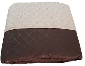 Κουβερλί Microfiber Ultrasonic Μονό 160x240εκ. Σπαγγί-Καφέ 24home