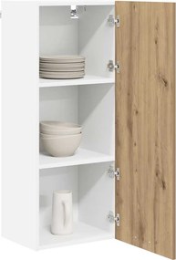 vidaXL Κρεμαστό ντουλάπι Artisan Oak 40 x 31 x 100 εκ.