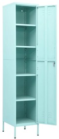 vidaXL Φοριαμός Χρώμα Μέντα 35 x 46 x 180 εκ. από Ατσάλι