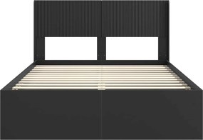 vidaXL Καλάθι με αποθήκη και κεφαλάρι Μαύρο 120 x 190 cm
