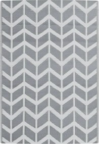 vidaXL Χαλί εξωτερικού χώρου ARAKIL Γκρι 140x200 cm PP