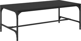 vidaXL Τραπεζάκι σαλονιού Μαύρη Οξυά 100 x 50 x 35 cm
