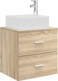vidaXL Σετ Επίπλων Μπάνιου 5 pcs Sonoma Δρυς