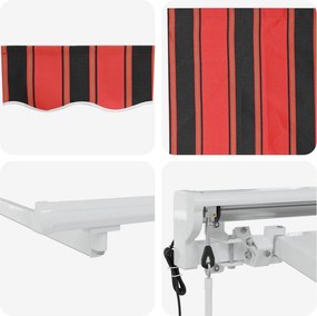 vidaXL Ηλεκτρικό Αναδιπλούμενο Σκίαστρο 4,5 x 3,5 μ