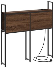 vidaXL Κεφαλάρι Αποθήκης Καφέ δρυς 90 cm Επεξεργασμένο ξύλο