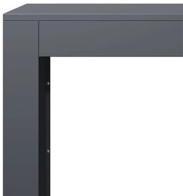 vidaXL Ράφι Καυσόξυλων Ανθρακί 100x40x60 εκ. Ατσάλινο
