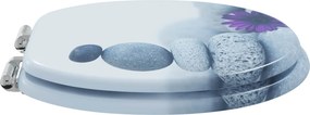 vidaXL Μαλακή κλειστή λεκάνη 2 pcs Γκρι 44 x 38 εκ. Πίνακας MDF