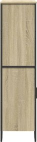 vidaXL Ντουλάπι Sonoma Δρυς 79,5x35,5x137,5 εκ. Επεξεργασμένο Ξύλο