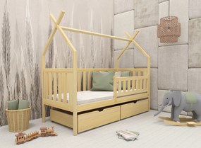 Παιδικό Κρεβάτι Montessori Teepee SIMBA 80x200 pine