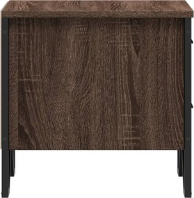 vidaXL Κομοδίνα 2 τεμ. Καφέ Δρυς 40x30x40 εκ. από Επεξεργ. Ξύλο
