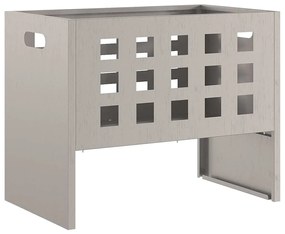 vidaXL Φωτιά Καφέ 50 x 30 x 40 εκ. Ατσάλι σκληρυθέν στον αέρα