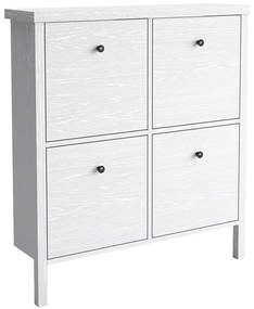Παπουτσοθήκη 787CDL1103 98x26x104cm White Particle Board