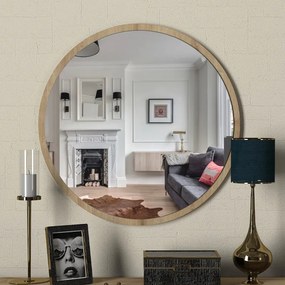 Καθρέπτης τοίχου Glob Μegapap χρώμα sapphire oak 59x2x59εκ.