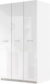 Ντουλάπα Raj 1 τρίφυλλη-Leuko - 120.00Χ55.00Χ198.00cm