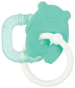 Μασητικό Με Κρίκο Ψύξης N877947 Σιλικόνη Green-White Nattou Silicone