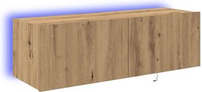 vidaXL Ντουλάπι Τηλεόρασης Τοίχου 100 x 35 x 31 cm Artisan Oak