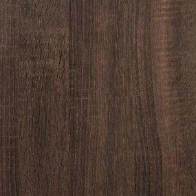 Μπουντουάρ με Καθρέφτη Καφέ Δρυς 80 x 39 x 80 εκ. - Καφέ