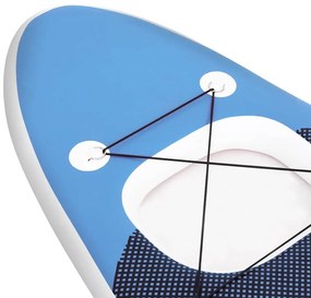 vidaXL Σανίδα SUP Φουσκωτή Σετ Θαλασσί 330 x 76 x 10 εκ.