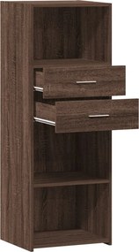 vidaXL Ντουλάπι Καφέ Δρυς 45x42,5x124 εκ. από Επεξεργασμένο Ξύλο