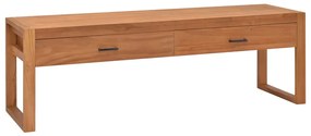 vidaXL Έπιπλο Τηλεόρασης 120 x 40 x 45 εκ. από Μασίφ Ξύλο Teak