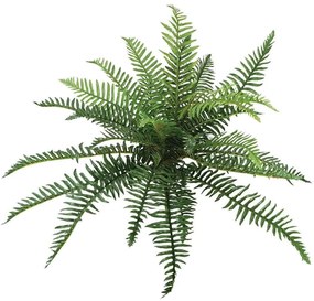 Τεχνητό Κρεμαστό Φυτό Φτέρη 00-00-2203 77cm Green Marhome Συνθετικό Υλικό