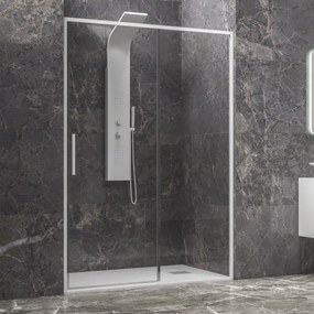 Karag Lea 400 Bianco Nano Καμπίνα Συρόμενη Διάφανη (107-110 cm)