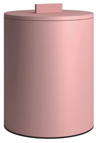 Καλάθι Απορριμμάτων Πάγκου 6lt Ανοξείδωτο Matt Pink Pam &amp; Co Φ20x25εκ. 2326-303