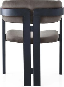 Καρέκλα Μαύρο / Ανθρακί CO 58x49x76