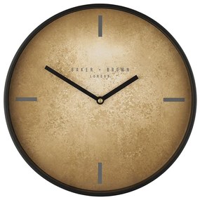 Ρολόι Τοίχου Baker Brown Καφέ iliadis 30εκ. 76462