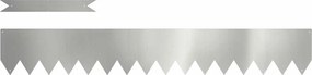 vidaXL Περίγραμμα γκαζόν 20 pcs 100 x 0,05 x 15 εκ Ασημί