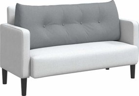 vidaXL Μαξιλάρι Πλάτης Ανοιχτό γκρι 120 x 50 x 24 cm ύφασμα