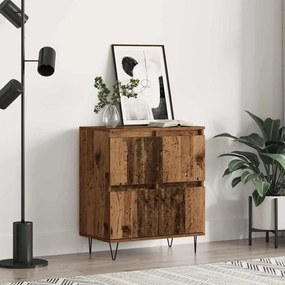 vidaXL Πλαϊνό γραφείο Καφέ 60 x 35 x 70 cm Επεξεργασμένο ξύλο