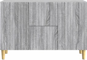 vidaXL Πλαϊνό γραφείο Γκρι Sonoma 89 x 34,5 x 60 εκ.