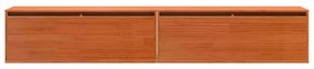 vidaXL Ντουλάπια Τοίχου με ράφι 2 pcs Καφέ κεριού 100 x 30 x 35 εκ